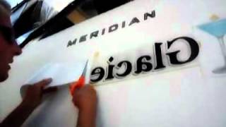 Boat Name Install by PRISM Graphics