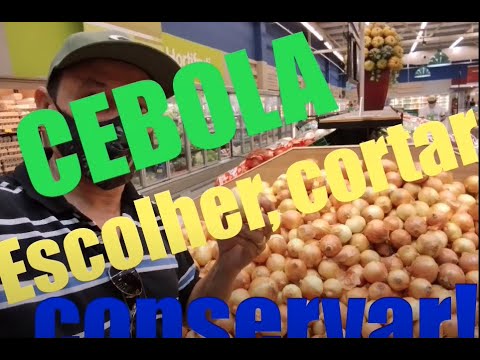 Vídeo: Como Escolher E Armazenar Cebolas