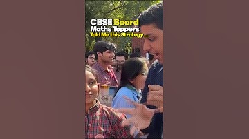 Class 12th Maths: Last 3 days Plan | Score 95% in CBSE Boards Exam 💯#class12 #cbse