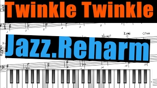 Twinkle Twinkle Little Star Jazz reharmonization  Tutorial