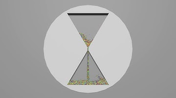 Exploding Hourglass! Amazing Particle Simulation