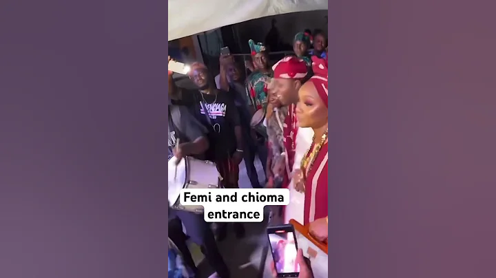 Femi and chioma entrance to the 7doors event . #bts #liveevents