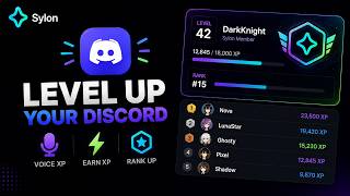 Discord Leveling With Voice XP and Custom Rank Cards | Sylon