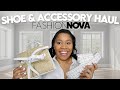 Fashion Nova Shoe &amp; Accessory Haul | Plus Size Friendly!