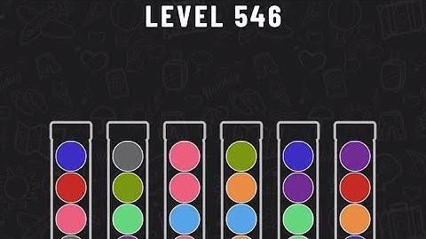 Ball Sort Puzzle Level 546 #ballsortpuzzle #ballsortpuzzlegameplay #puzzlegame #mobilegames