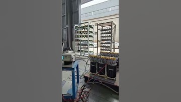 Load temperature rise test of medical transformer#power #transformers #electrical