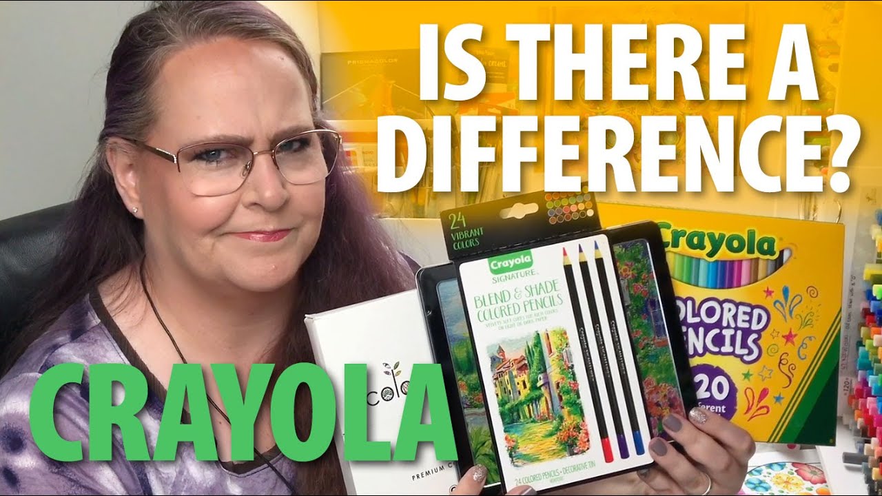 Crayola vs Crayola [Colored Pencils Comparison & Review]