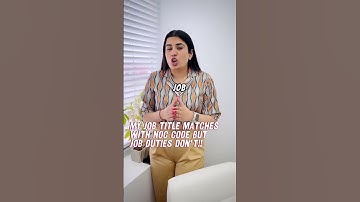 NOC CODE (job title match but job duties don