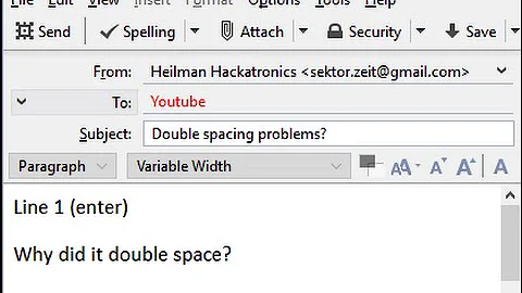 How to turn off double space in Thunderbird