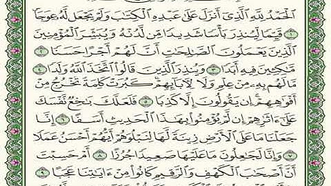 اول 10 ايات من سورة الكهف مكررة 3 مرات المنشاوي رحمه الله