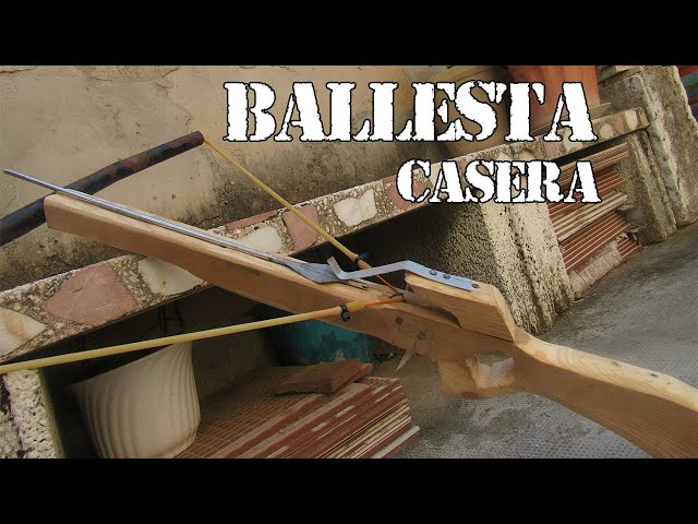 BALLESTA CASERA (muy potente) y SISTEMA DE GATILLO explicado [IRONBOX] 