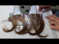 Como tecer cabelo humano em máquina industrial