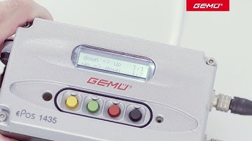 Commissioning of the GEMÜ 1435 positioner