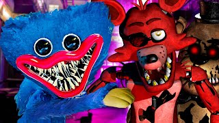 ХАГИ ВАГИ vs 5 НОЧЕЙ С ФРЕДДИ | HUGGY WUGGY POPPY PLAYTIME против FNAF FOXY КЛИП ПЕСНЯ