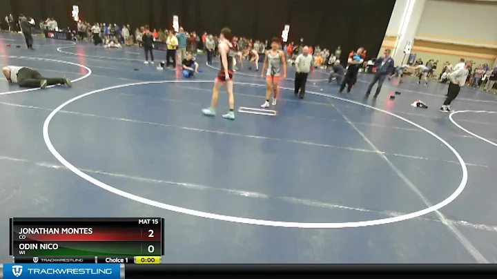 145 Lbs Cons. Round 1 - Odin Nico, WI Vs Jonathan ...