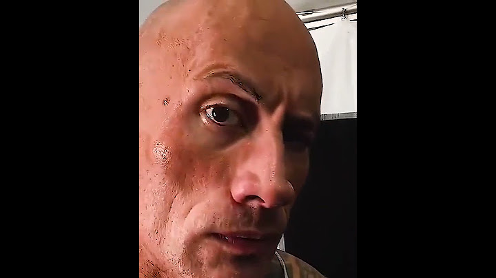Eyebrow Raise- THE ROCK vs COW
