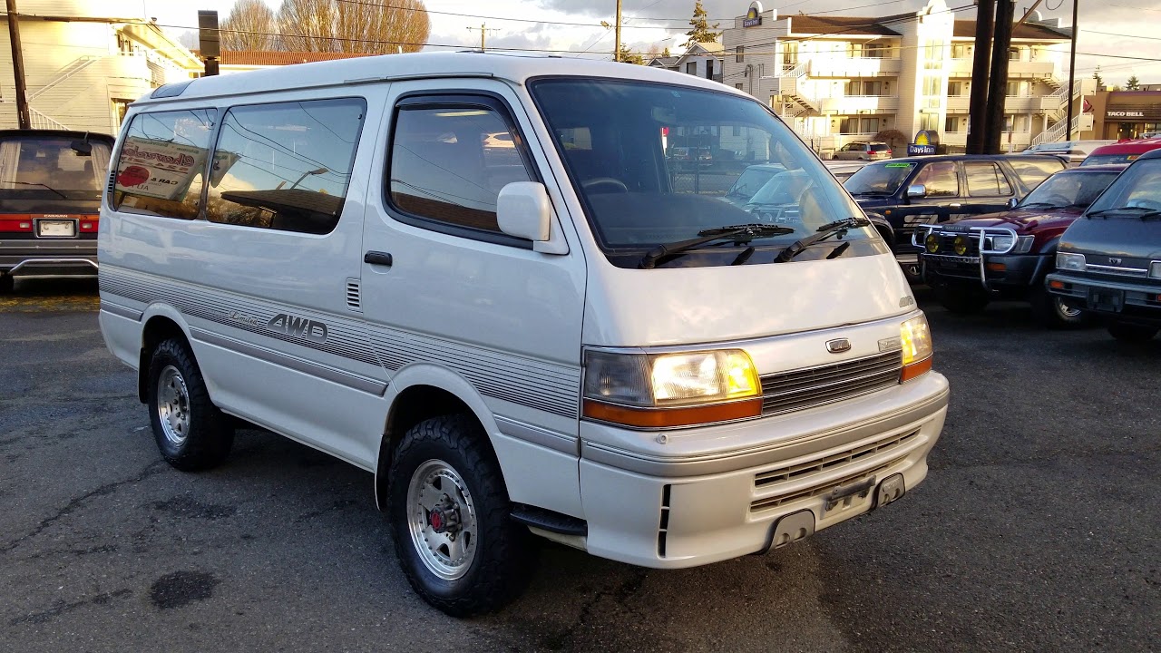 toyota hiace 4wd for sale