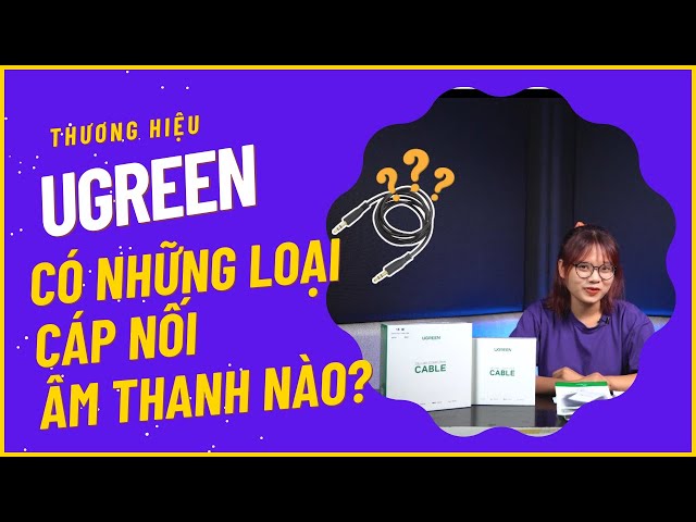 Tổng hợp các loại cáp kết nối âm thanh Ugreen