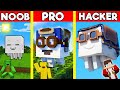 HAPPY GHAST House Build Battle In Minecraft - NOOB VS PRO CHALLENGE - Maizen Mizen Mazien Parody