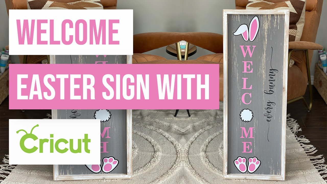 Quick and Easy Easter Wood Sign with your Cricut