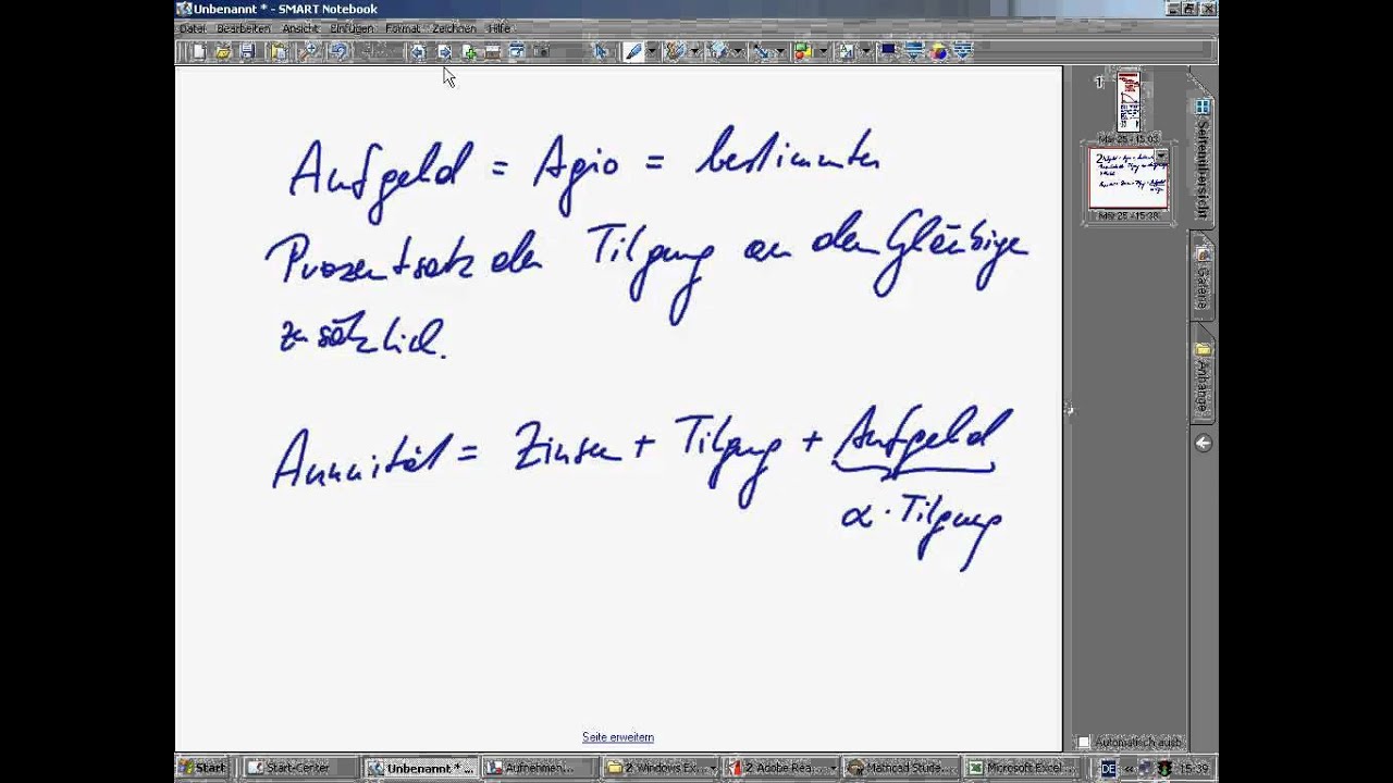 31 Tilgungsrechnung _ 3-Agio