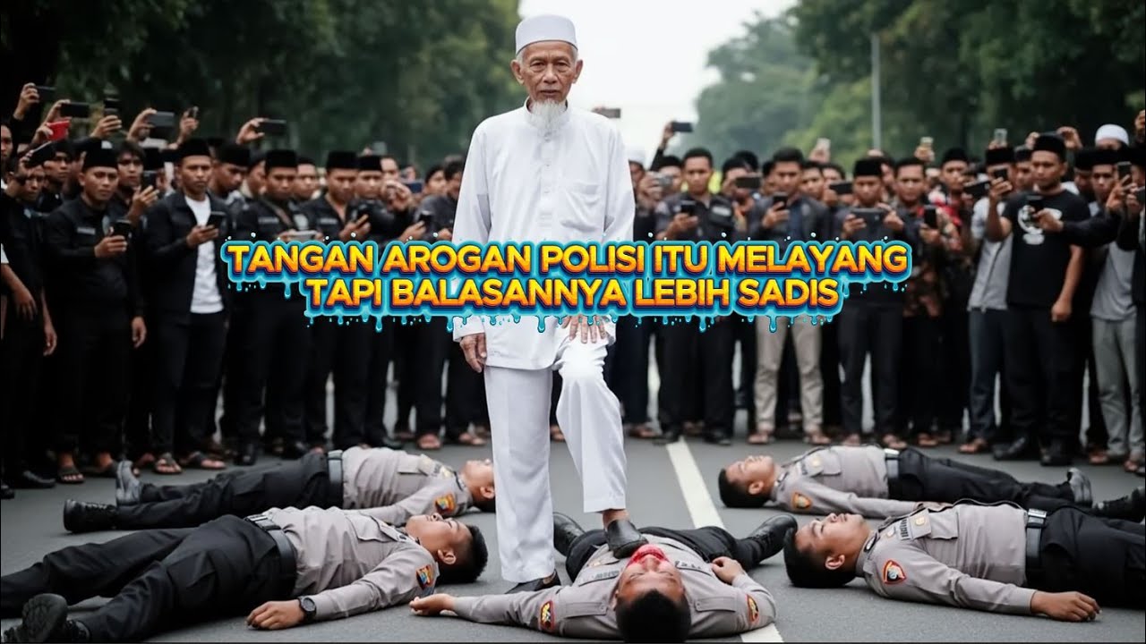 DIKIRA HANYA USTADZ LEMAH !! POLISI AROGAN DIBUAT BABAK BELUR DITEMPAT KARENA SUDAH MEMALAKNYA !!