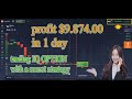 trading IQ OPTION with secret strategies | profit $9,874.00 in 1 day