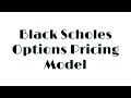 Option Pricing Model - Black Scholes Example 1 / 1 نماذج تسعير عقود الخيارات - مثال نموذج بلاك شولز