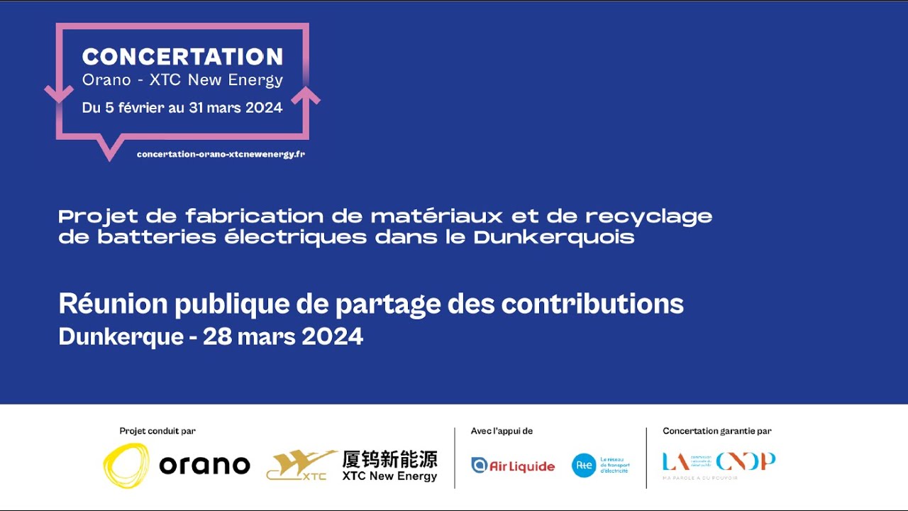 Réunion de partage des contributions - Dunkerque, 28 mars 2024 - YouTube