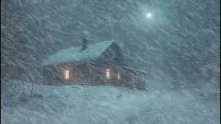 Cold Blizzard at the Porch, Howling Wind & Blowing Snow |Nature Sounds for Sleep, Study & Relaxation