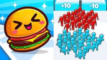 Food Run VS Join Clash 3D Max All Levels Gameplay Android,iOS NEW UPDATE