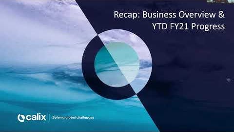 Calix – Company Update & Battery Webinar