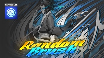 Tutorial | Cara Membuat Random/Manual Brush Anime di Photoshop Touch Android - Photoshop Touch