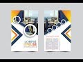 Coreldraw x7 Tutorial Modern Flyers Brochure Design Templates  With AS GRAPHICS