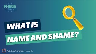What is name and shame?