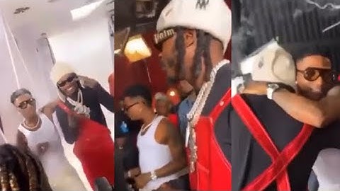 Wizkid,Rexxie,Naira-Marley&Skiibi in Making Abracadabra Official Video In-Shot After the Remix Audio