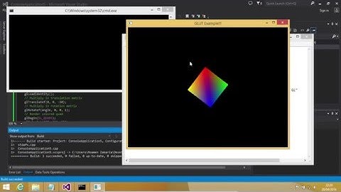 How to configure Freeglut on visual studio