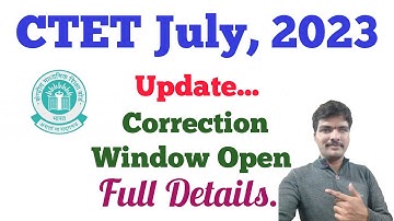 CTET July,2023 | Correction Window Open | How to correct Application form #ctet #ED_Plus