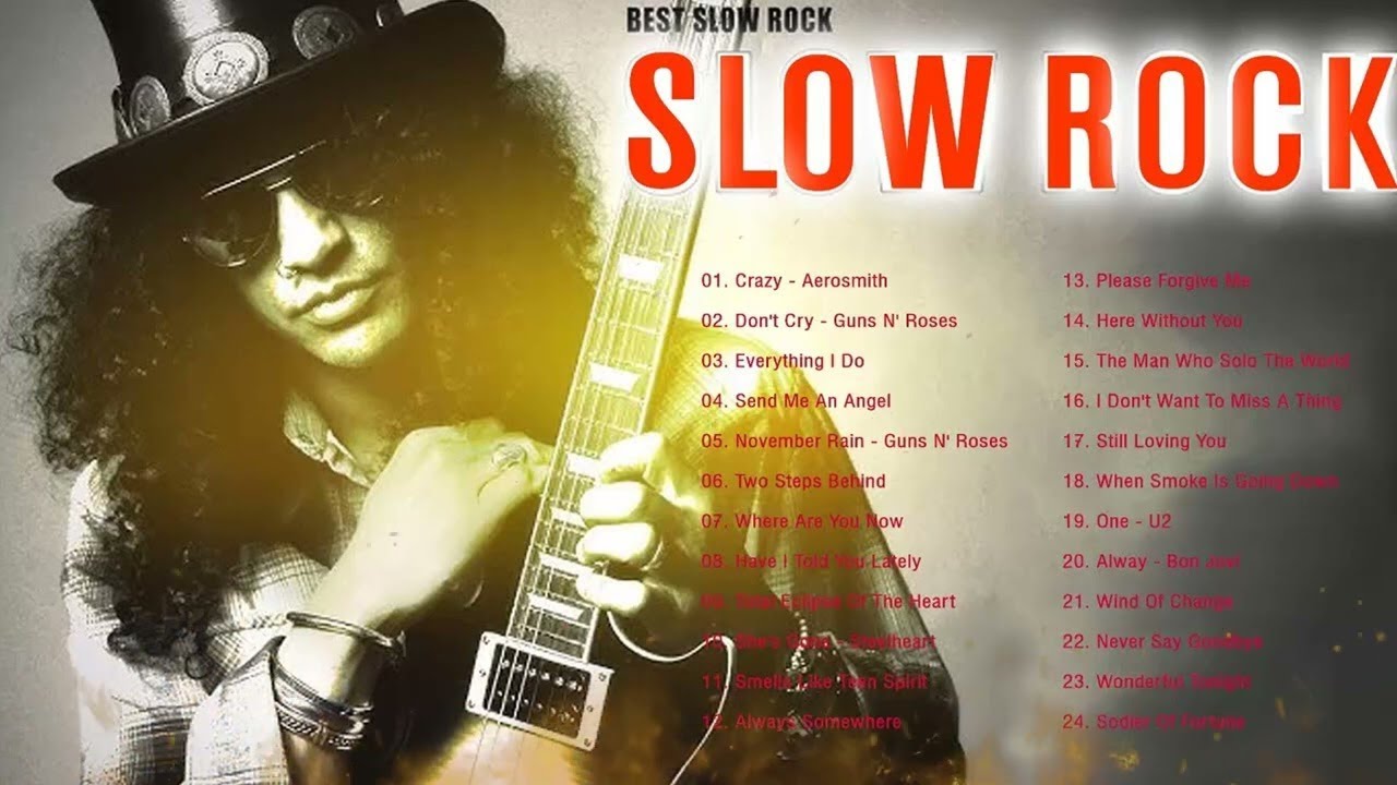 Bon jovi, Air Supply, Scorpions, Aerosmith, Led Zeppelin, Nirvana   Slow Rock Love Song 70s 80s 90s