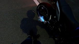 【MT-09】Sound And Flames (Termignoni Exhaust NO DB Killer)