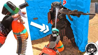 Lo ELIMINO con SUPER ROCIADOR TÁCTICO❗️🤣 ▬ SE ENOJA 🤬 ▬ Airsoft SSX23 Gameplay