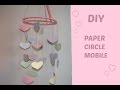 Diy  paper mobile for baby  decor line 