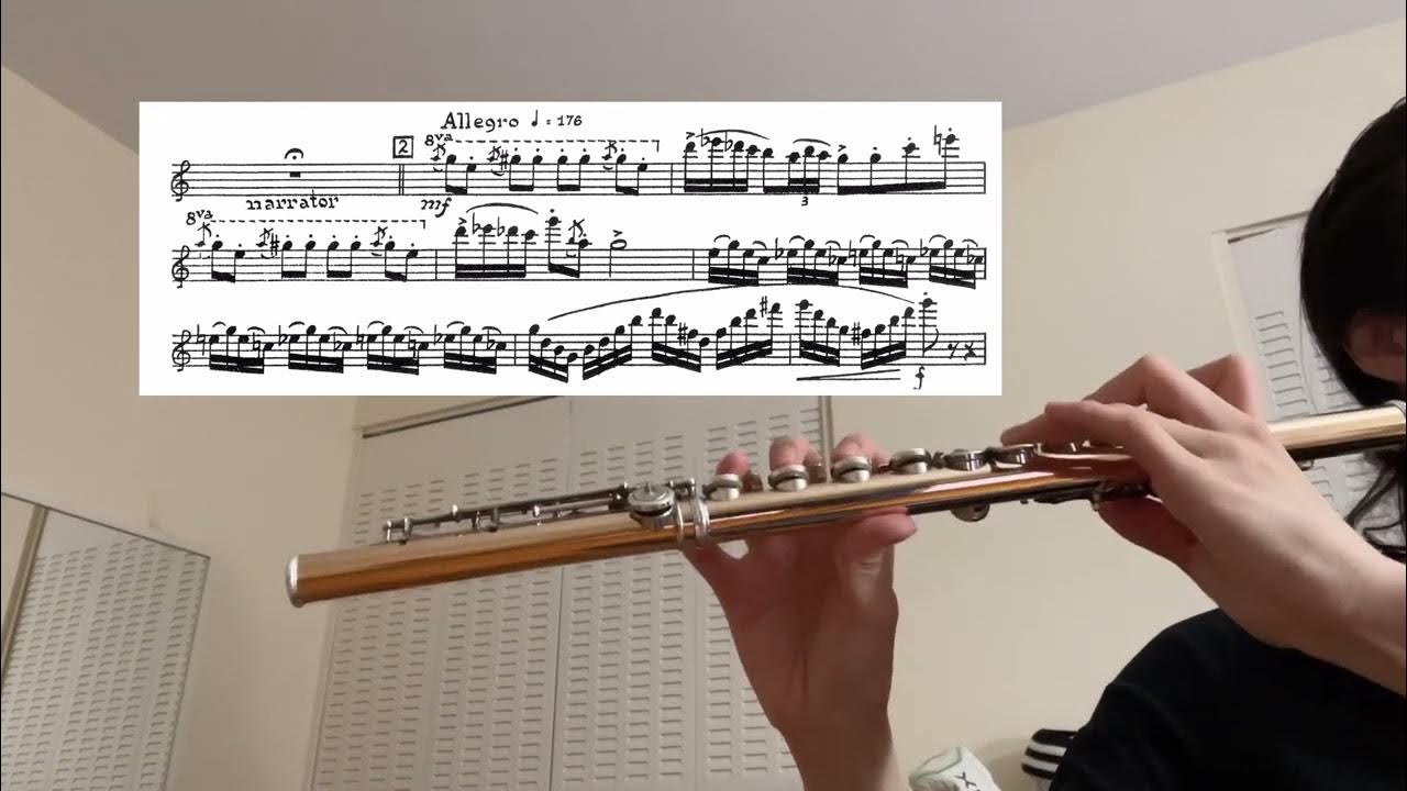 [3/18/24 practice log] Prokofiev Peter and the Wolf flute excerpt YouTube