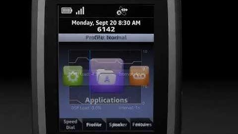 SpectraLink 8450, a multifunction device - handset, barcode reader, web browser, and more