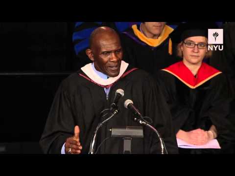 NFL Great Harry Carson - 2015 NYUSPS Graduate Convocation ...