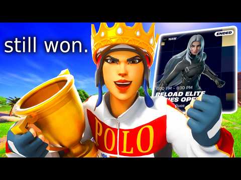 I Started a tournament 1 Hour Late And WON...