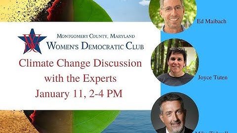 Presentation by Ed Maibach "Climate Change in the American Mind"