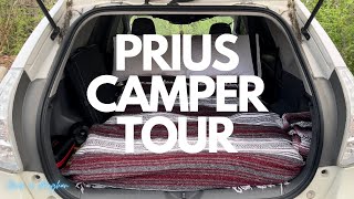 First Night Sleeping In The Prius + Tour!!