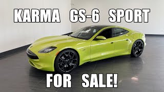 Career Overview 2021 KARMA GS6 SPORT FOR SALE!