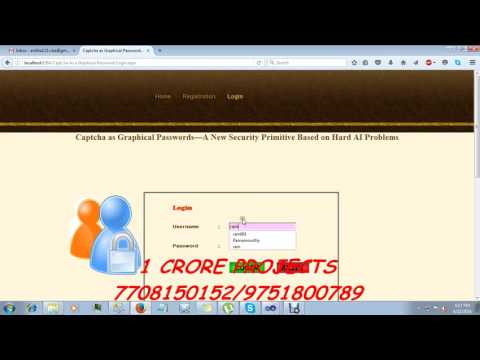 Captcha as Graphical Passwords A New Security Primitive Based on Hard AI Problems - 1Crore Projects